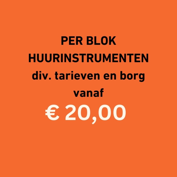 Huur instrumenten